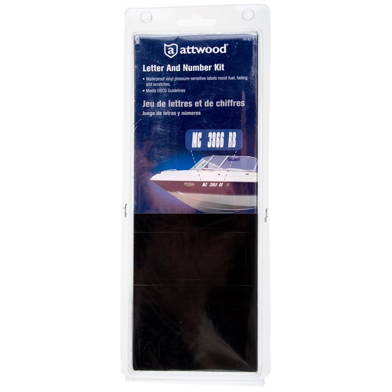 Black Letter & Number Kit