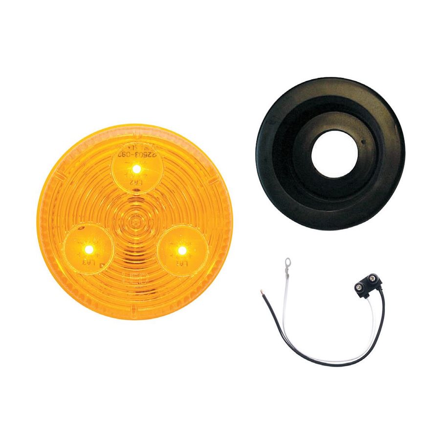 OPTRONICS MCL55AK AMBER LED CLEARANCE LIGHT KIT