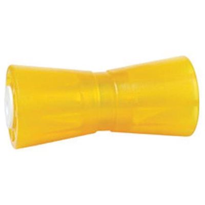 TIE DOWN 86169 10 INCH YELLOW KEEL ROLLER - FITS 5 / 8 INCH SHAFT