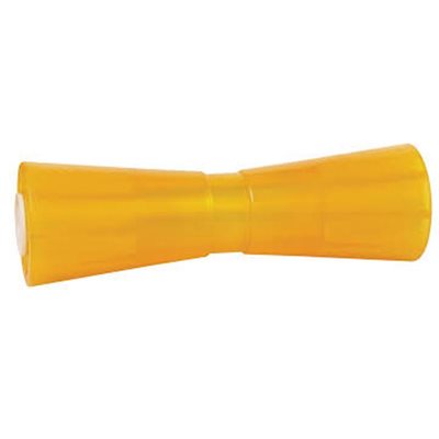 TIE DOWN 86199 12 INCH YELLOW KEEL ROLLER - FITS 5 / 8 INCH SHAFT