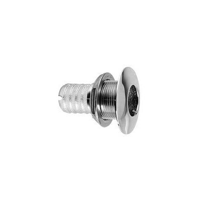 PERKO 0350S08DPC 1 1 / 2in CHROME PLATED BRONZE THRU-HULL