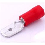 DEKA 38139 22-18 GAUGE RED MALE QUICK SLIDE (100 PACK)