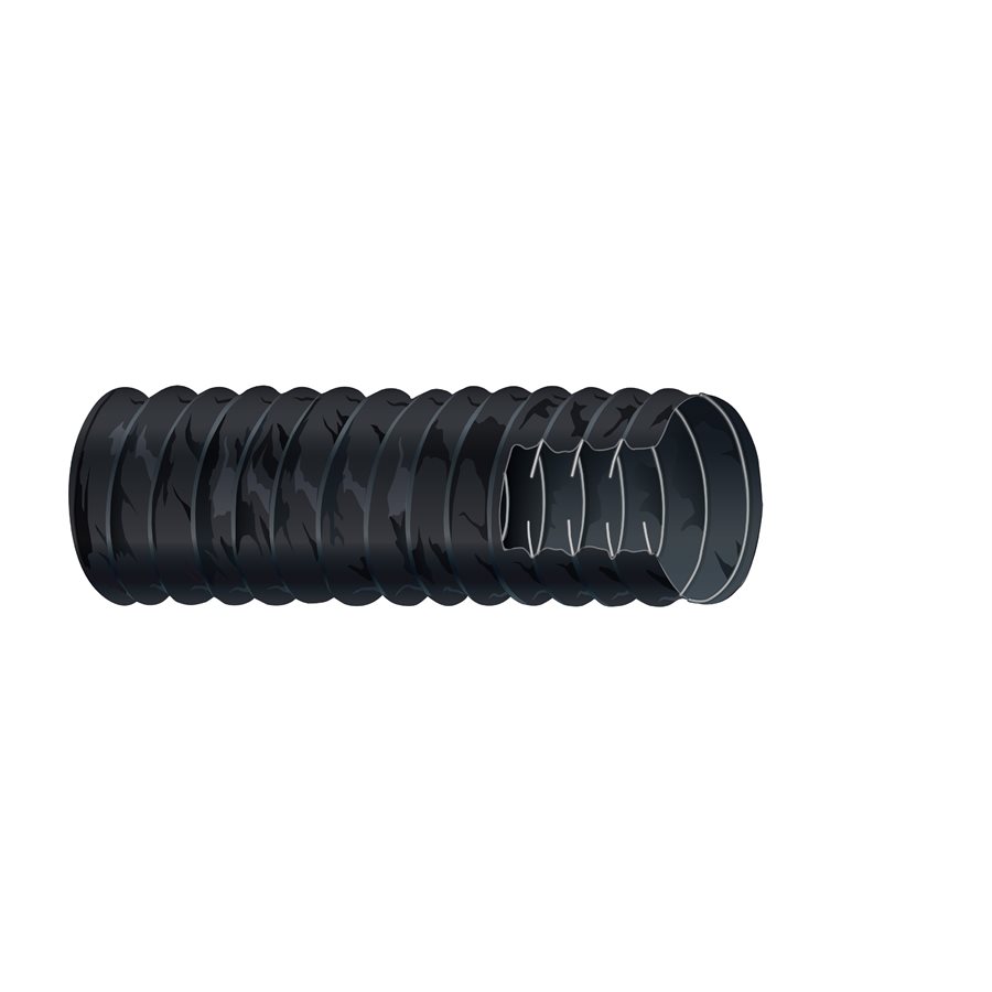 SHIELDS 4023000 3in X 50' BLACK VENT HOSE
