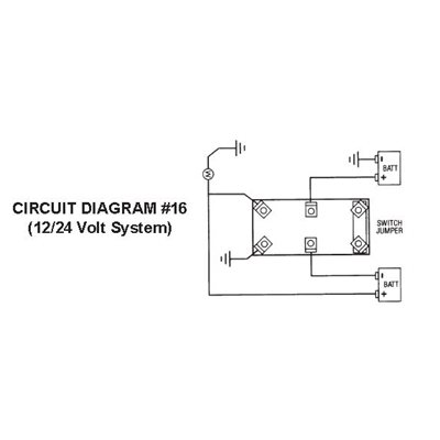 SIERRA RK19570 12 / 24 VOLT ON / OFF / ON ROCKER SWITCH
