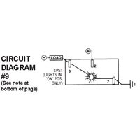 SIERRA RK19450-1 OFF / MOMENTARY ON ILLUMINATED CONTURA II ROCKER SWITCH